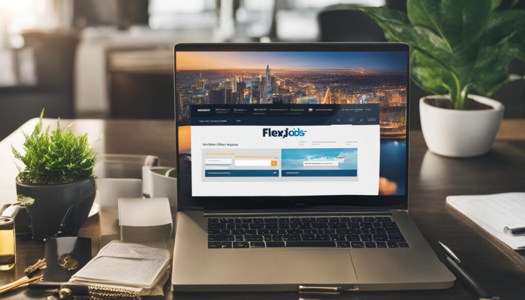 FlexJobs platform for writing careers