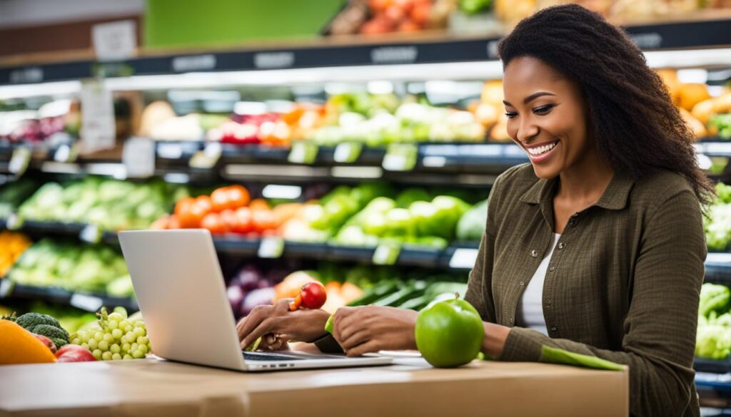 Shopping for healthy food on Walmart.com